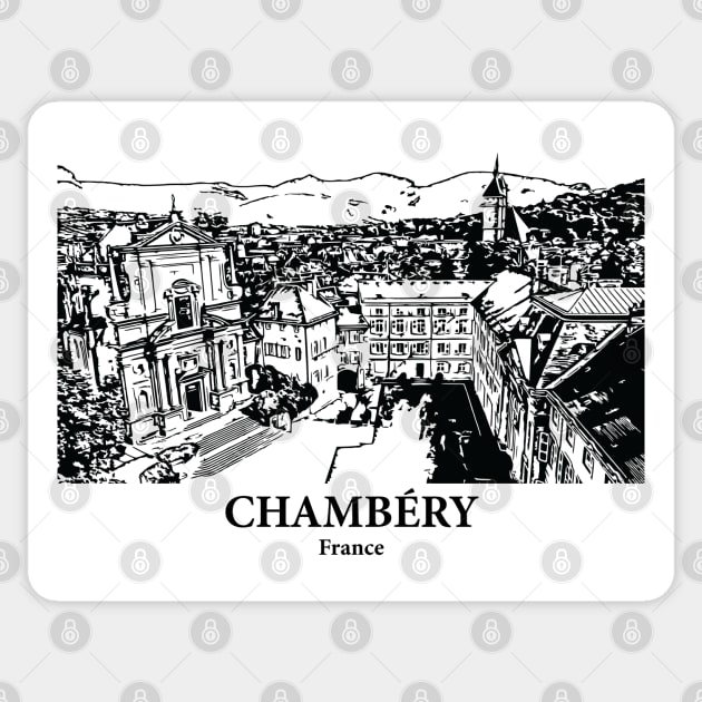 Chambéry - France Sticker by Lakeric